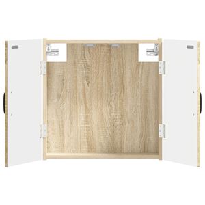 vidaXL Skř&iacute;ň na terče HAARLEM Dub sonoma 52,5 x 10,5 x 53,5 cm