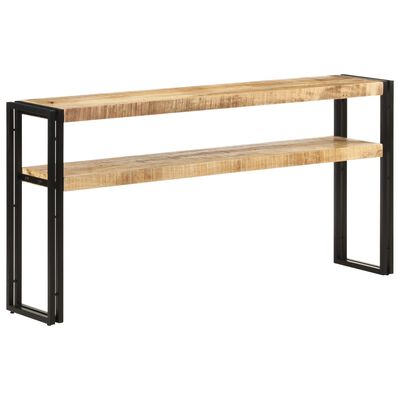 vidaXL Konzolový stolek 150 x 30 x 75 cm hrubé mangovníkové dřevo