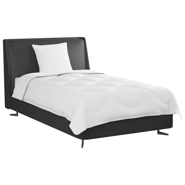 vidaXL Celoroční peřina s polštářem 2 pcs Bílá Mikrovlákno