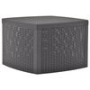 vidaXL Odkl&aacute;dac&iacute; stolek moka 54 x 54 x 36,5 cm plast