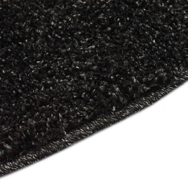 vidaXL Kusov&yacute; koberec Shaggy 120 cm antracitov&yacute;