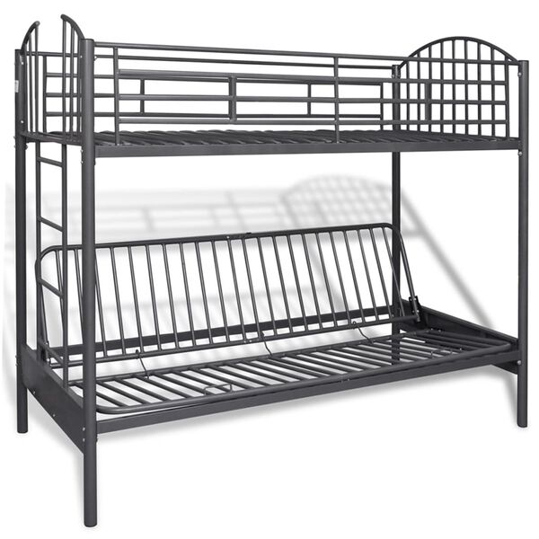 Dětsk&aacute; patrov&aacute; postel a futon r&aacute;m