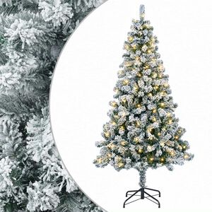 vidaXL Uměl&yacute; Skl&aacute;dac&iacute; V&aacute;nočn&iacute; Strom 120 cm 150 LED Tepl&aacute; b&iacute;l&aacute;