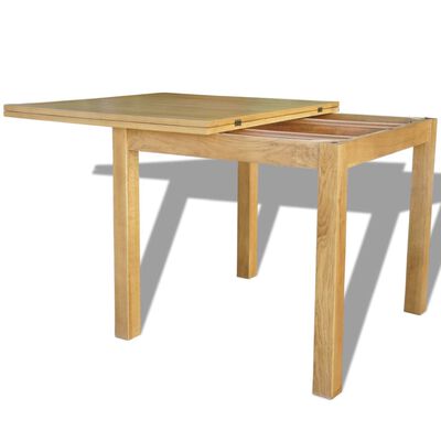vidaXL Rozkládací stůl dub 170x85x75 cm