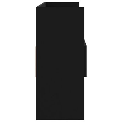 vidaXL Příborník černý 105 x 30 x 70 cm dřevotříska