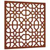 vidaXL Zahradn&iacute; n&aacute;stěnn&aacute; dekorace 55 x 55 cm corten Maursk&yacute; design