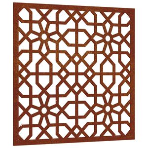 vidaXL Zahradn&iacute; n&aacute;stěnn&aacute; dekorace 55 x 55 cm corten Maursk&yacute; design
