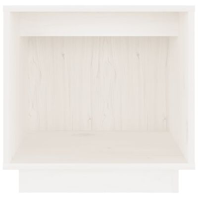 vidaXL Noční stolky 2 ks bílé 40 x 30 x 40 cm masivní borové dřevo