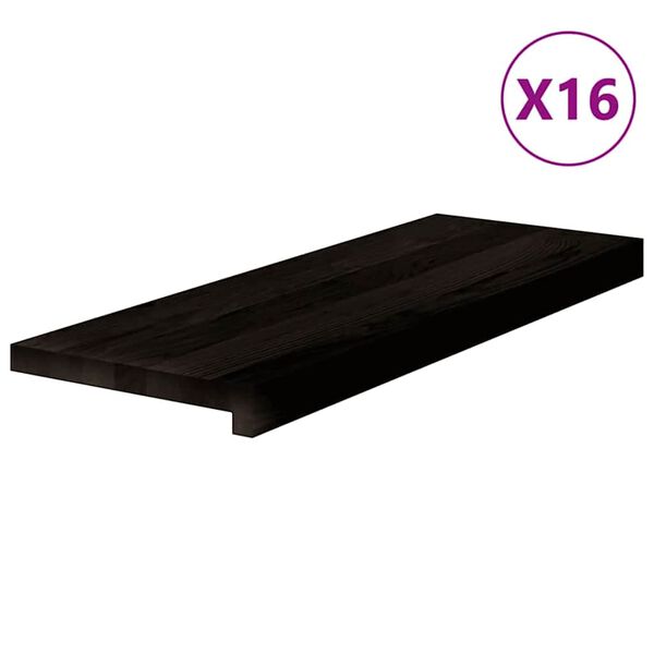 vidaXL N&aacute;&scaron;lapy na schody 16 ks světle hněd&eacute; 70x25x2 cm masivn&iacute; dub