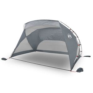 vidaXL Pl&aacute;žov&yacute; stan &scaron;ed&yacute; 274 x 178 x 170/148 cm 185T polyester