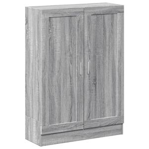 vidaXL Knihovna &scaron;ed&aacute; sonoma 82,5 x 30,5 x 115 cm kompozitn&iacute; dřevo