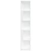 vidaXL Rohová skříňka bílá 33 x 33 x 164,5 cm kompozitní dřevo