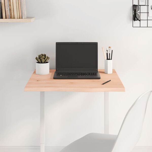 vidaXL Stoln&iacute; deska 60 x 60 x 2 cm neo&scaron;etřen&eacute; masivn&iacute; dubov&eacute; dřevo