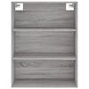 vidaXL Skříň highboard šedá sonoma 69,5 x 34 x 180 cm kompozitní dřevo