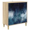 vidaXL Serv&iacute;rovac&iacute; skř&iacute;ň RAALTE Sonoma 69 x 33 x 75 cm