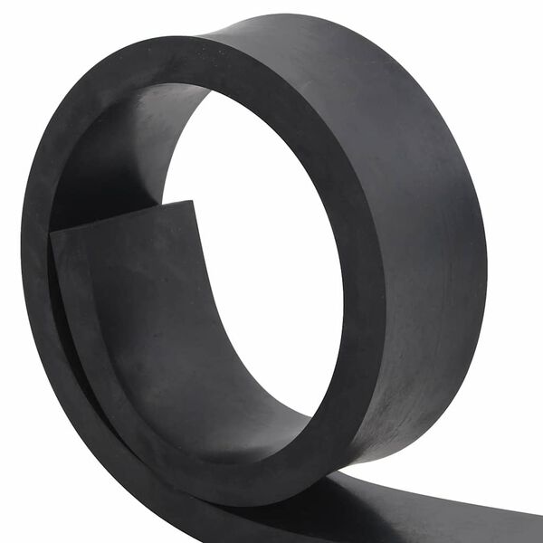 vidaXL Gumov&aacute; hrana pro sněhov&yacute; pluh čern&aacute; 100x8x2 cm