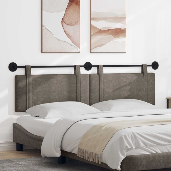 vidaXL Z&aacute;věsn&aacute; čeln&iacute; deska N&aacute;stěnn&yacute; &Scaron;ed&yacute; 170 x 55 x 5 cm Antick&yacute; PU