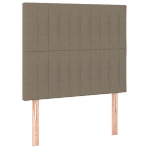vidaXL Čelo postele b&eacute;žov&eacute; 100x5x118/128 cm l&aacute;tkov&eacute;
