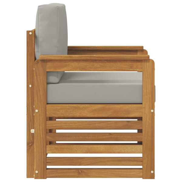 vidaXL Venkovn&iacute; pohovkov&aacute; souprava Př&iacute;rodn&iacute; 71 x 63 x 73 cm