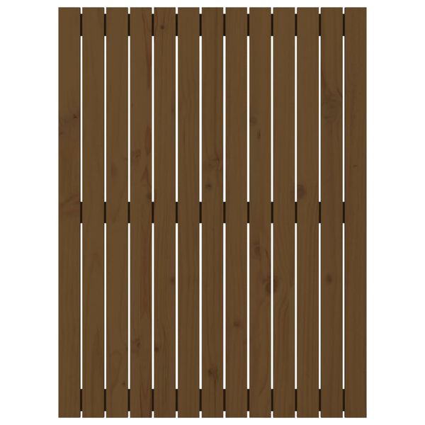 vidaXL N&aacute;stěnn&eacute; čelo postele medově hněd&eacute; 82,5x3x110 cm borov&eacute; dřevo