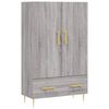 vidaXL Skř&iacute;ň highboard &scaron;ed&aacute; sonoma 69,5 x 31 x 115 cm kompozitn&iacute; dřevo