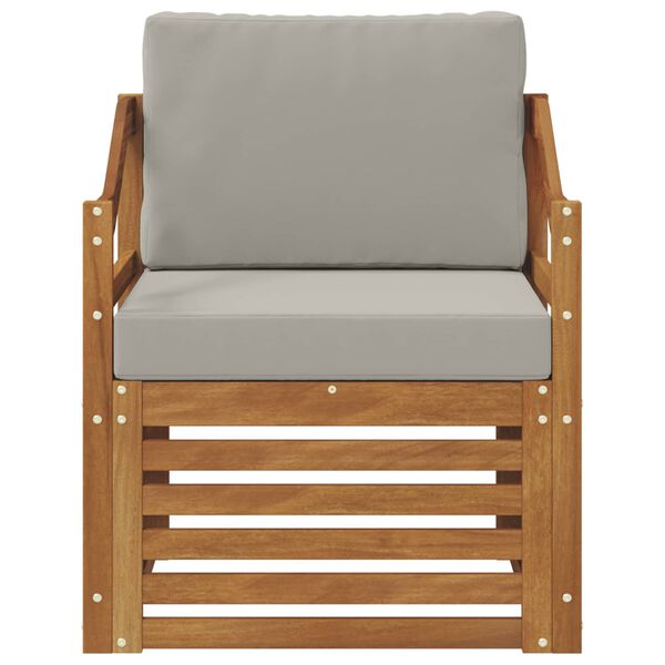 vidaXL Venkovn&iacute; pohovkov&aacute; souprava Př&iacute;rodn&iacute; 67 x 63 x 73 cm