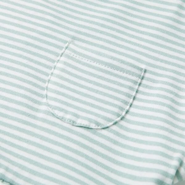 Dětské šaty s volánkovými rukávy mátové 140