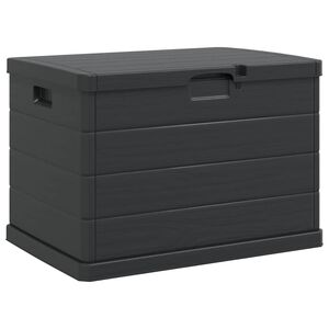vidaXL Zahradn&iacute; &uacute;ložn&aacute; krabice Plast 77,5 x 54,5 x 53 cm Antracit