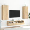 vidaXL N&aacute;stěnn&aacute; TV skř&iacute;ňka dub sonoma 40,5x30x102 cm kompozitn&iacute; dřevo