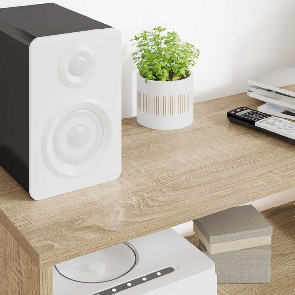 vidaXL Televizn&iacute; skř&iacute;ň Sonoma dub 100 x 30 x 40 cm kompozitn&iacute; dřevo