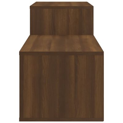 vidaXL Botník hnědý dub 150 x 35 x 45 cm kompozitní dřevo