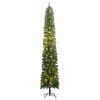 vidaXL &Uacute;zk&yacute; v&aacute;nočn&iacute; stromek s 300 LED a koulemi 300 cm