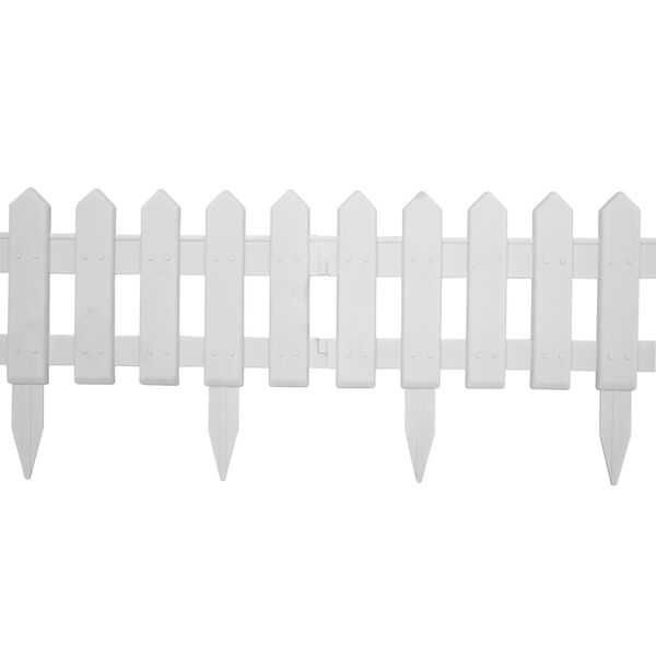 vidaXL Travn&iacute; lemy 25 ks b&iacute;l&eacute; 10 m PP