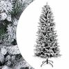 vidaXL Uměl&yacute; Skl&aacute;dac&iacute; V&aacute;nočn&iacute; Strom 150 cm PVC a PE Zelen&aacute; a b&iacute;l&aacute;