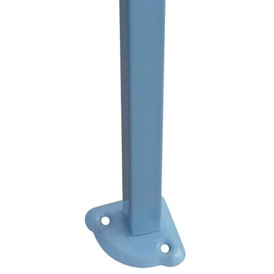 vidaXL Skládací altán se 2 bočnicemi 5 x 5 m modrý