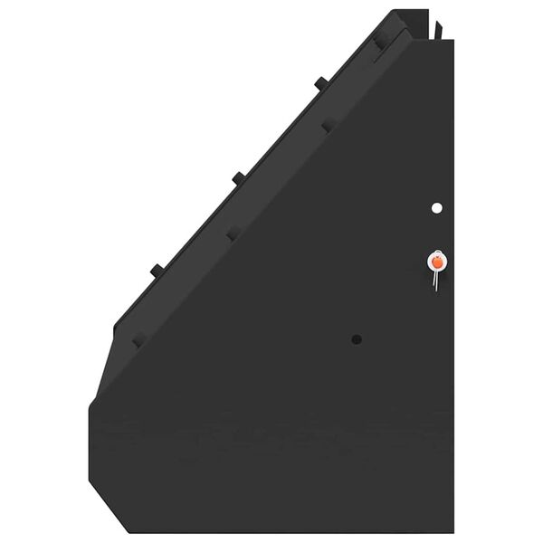 vidaXL Lapač diabolek Černá 31 x 23 x 31.5 cm Ocel