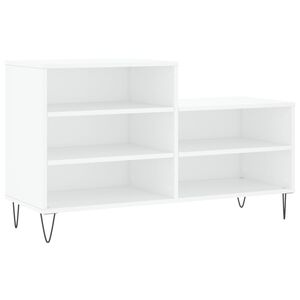 vidaXL Botn&iacute;k b&iacute;l&yacute; 102x36x60 cm kompozitn&iacute; dřevo