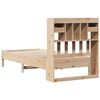 vidaXL Postel s knihovnou bez matrace 90 x 200 cm masivn&iacute; borovice