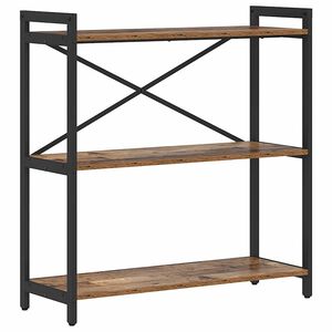 vidaXL Knihovna 80 x 30 x 85 cm Kompozitn&iacute; dřevo Star&eacute; dřevo