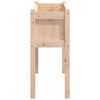 vidaXL Zahradní truhlík s nohami 110 x 31 x 70 cm masivní borové dřevo