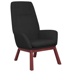 vidaXL Relaxačn&iacute; židle čern&aacute; textil