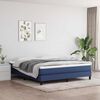 vidaXL Ta&scaron;tičkov&aacute; matrace středn&iacute; tvrdost modr&aacute; 160 x 200 x 20 cm textil