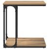 vidaXL Bočn&iacute; stůl Artisanov&yacute; dub 50 x 35 x 52 cm kompozitn&iacute; dřevo