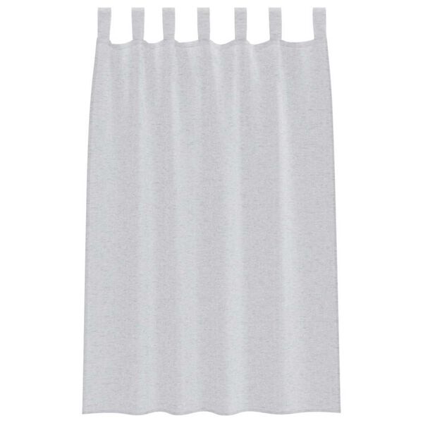 vidaXL Voile Z&aacute;clona 2 pcs Světle &scaron;ed&aacute; 175 x 140 cm Polyester