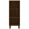 vidaXL Skř&iacute;ň highboard hněd&yacute; dub 34,5 x 34 x 180 cm kompozitn&iacute; dřevo
