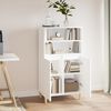 vidaXL Skř&iacute;ň highboard b&iacute;l&aacute; 60 x 36 x 110 cm kompozitn&iacute; dřevo