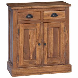 vidaXL &Uacute;ložn&aacute; skř&iacute;ňka Př&iacute;rodn&iacute; 65 x 30 x 75 cm Pevn&eacute; teakov&eacute; dřevo