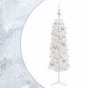 vidaXL &Scaron;t&iacute;hl&yacute; uměl&yacute; v&aacute;nočn&iacute; stromek s v&aacute;nočn&iacute;mi koulemi 150 cm 150 LED