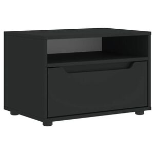 vidaXL TV skř&iacute;ňka VISNES čern&yacute; 60x40x38 cm kompozitn&iacute; dřevo