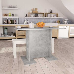vidaXL J&iacute;deln&iacute; stůl betonově &scaron;ed&yacute; 110 x 60 x 75 cm kompozitn&iacute; dřevo